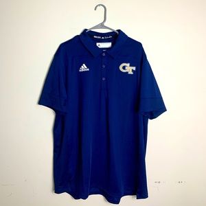 Men’s Adidas Navy Georgia Tech Yellow Jackets Polo Shirt
